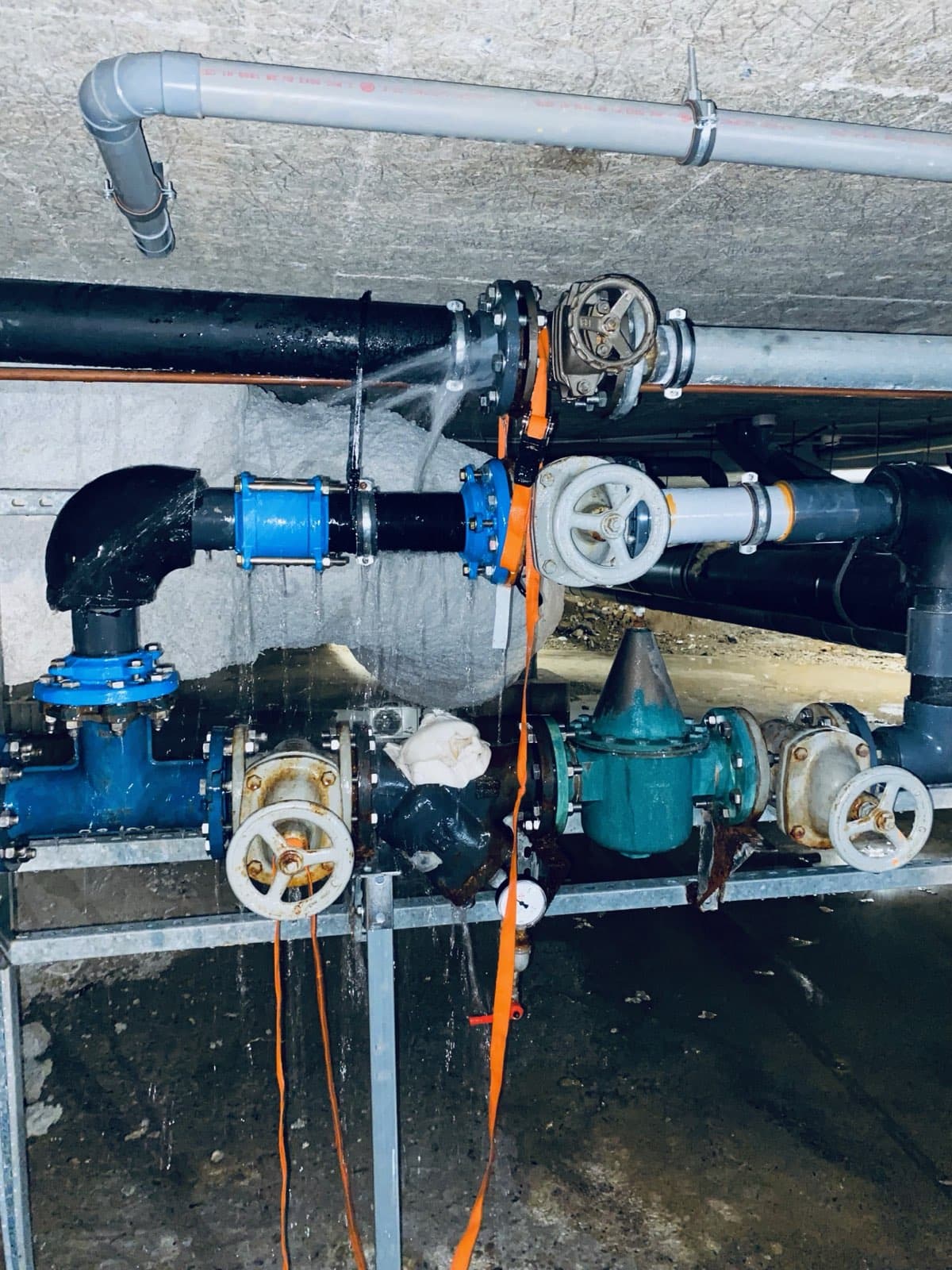 Dépannage d’urgence sur une canalisation